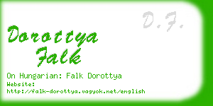 dorottya falk business card